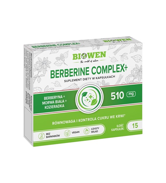 Berberine Complex+ [ BLISTRY ] - 15 kapsułek