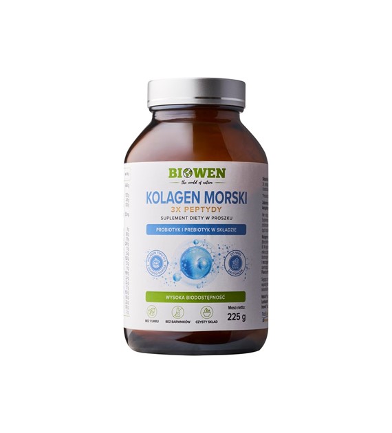 Kolagen Morski - 3X PEPTYDY - 225 gramów