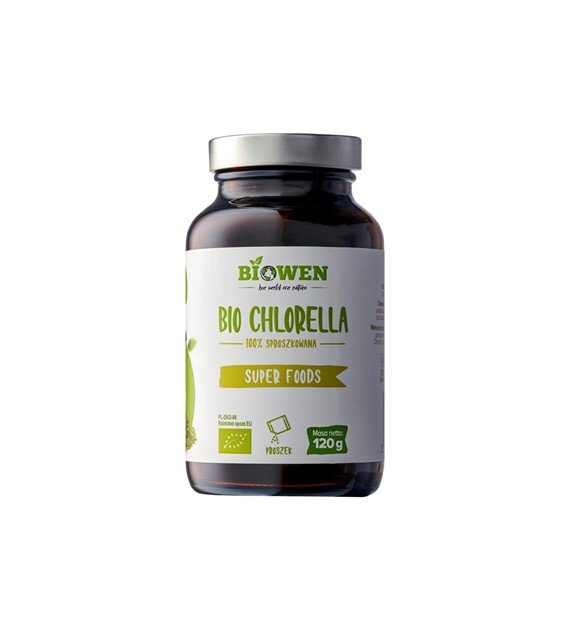 BIO Chlorella proszek BIOWEN 120 gramów