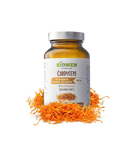 Cordyceps kapsulki - 400mg - 90 kapsułek