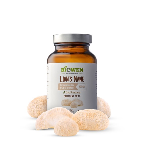 Lion's Mane kapsułki - 400mg - 90 kapsułek