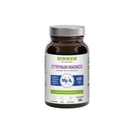 Cytrynian Magnezu z B6 - BIOWEN - 100 kapsułek