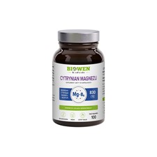 Cytrynian Magnezu z B6 - BIOWEN - 100 kapsułek