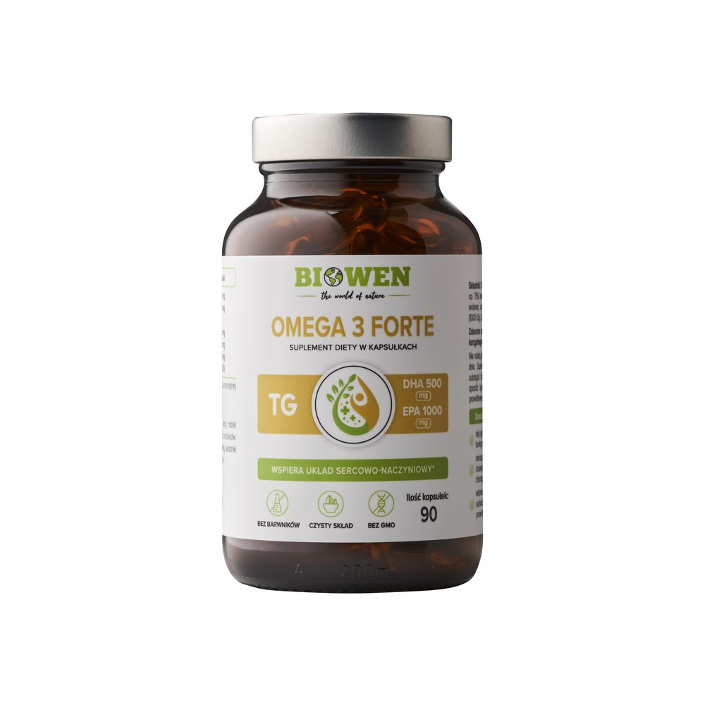 Omega 3 Forte - 1000 mg EPA, 500 mg DHA - 90 kapsu