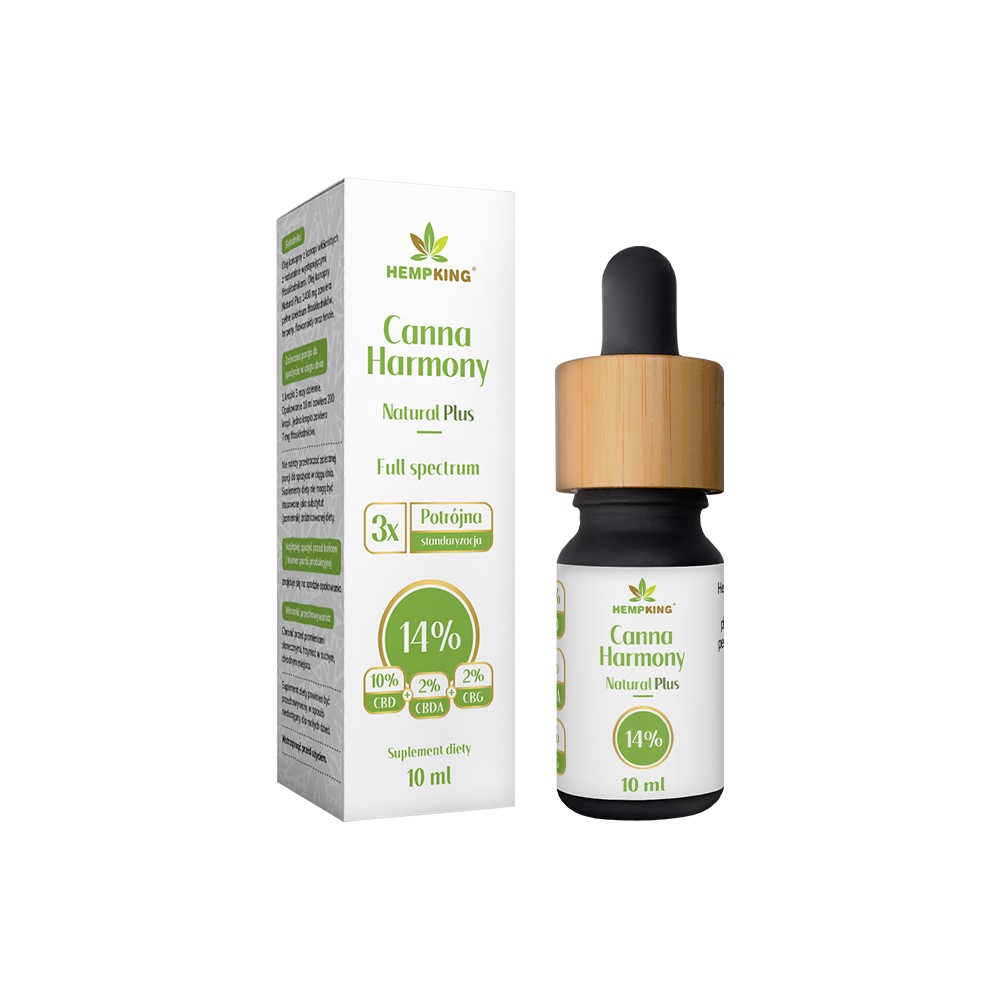 Canna Harmony Olej CBD, CBDA, CBG 14% - 10ml