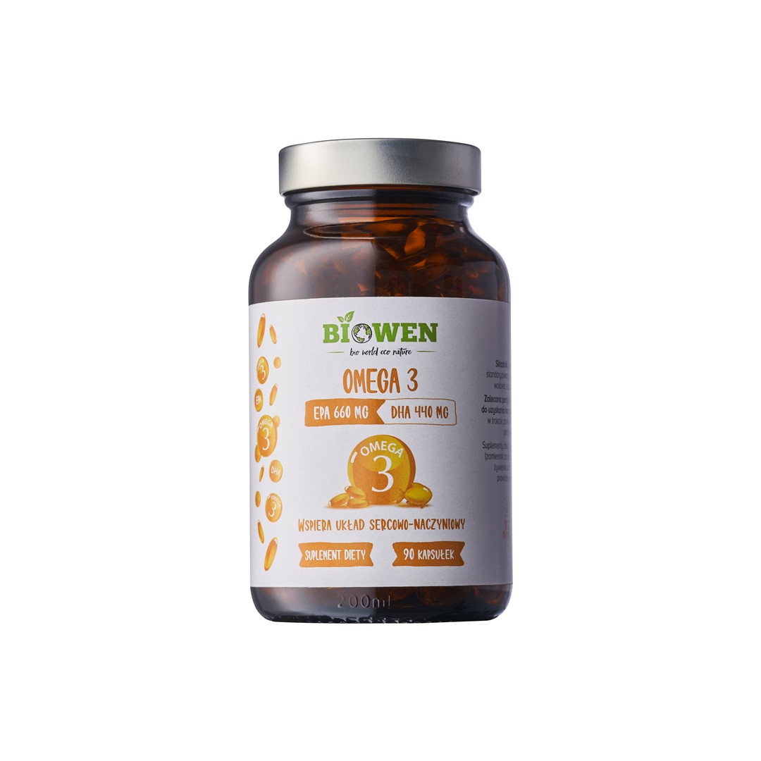 Omega 3 - 660 mg EPA, 440 mg DHA - 90 kaps