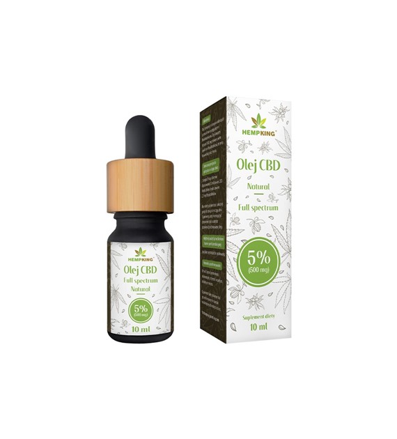 Olej Natural 5% CBD 10ml - 500mg