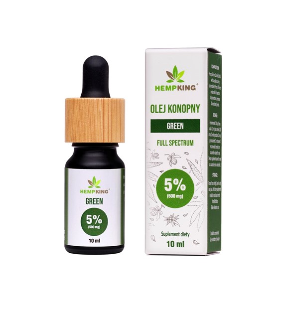 Olej konopny CBG 5% Green - 10ml