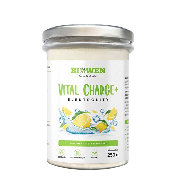 Elektrolity Cytryna - Vital Charge+ - 250 gramów